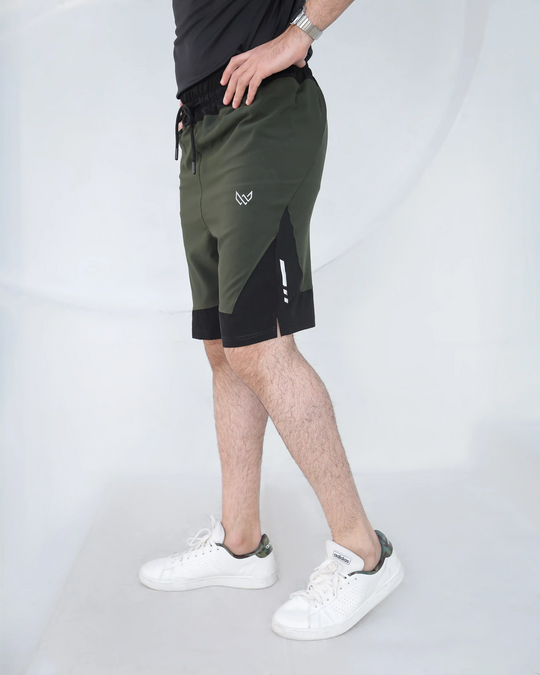 Agility Shorts - Olive/Black