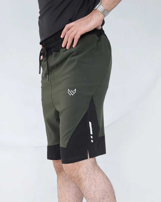 Agility Shorts - Olive/Black