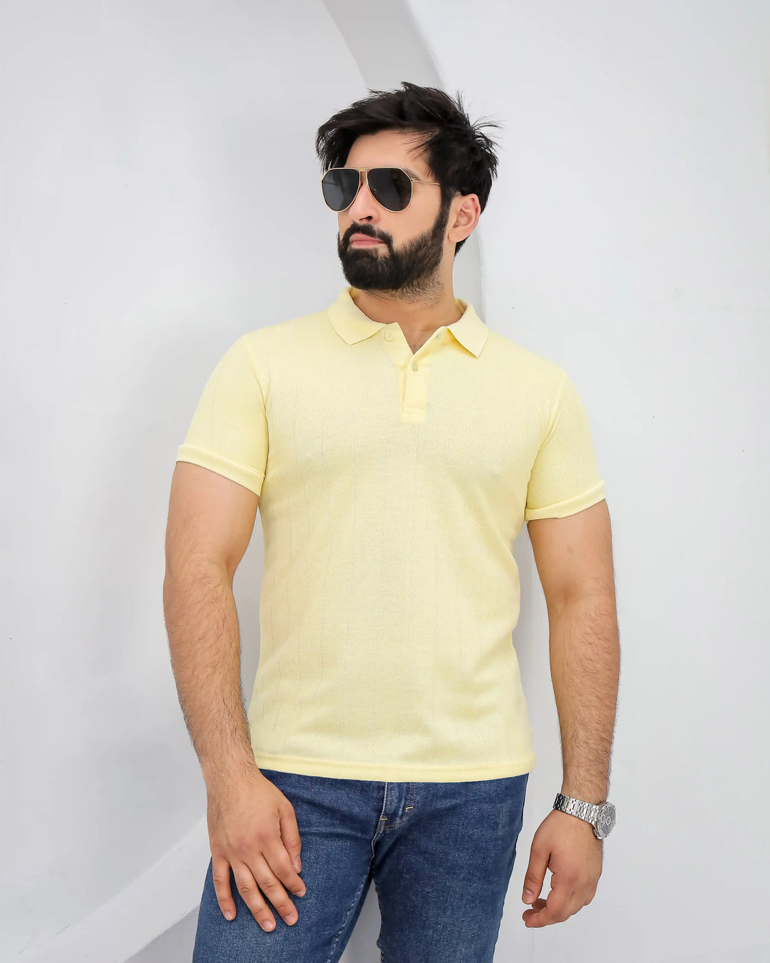 summer knitted polo