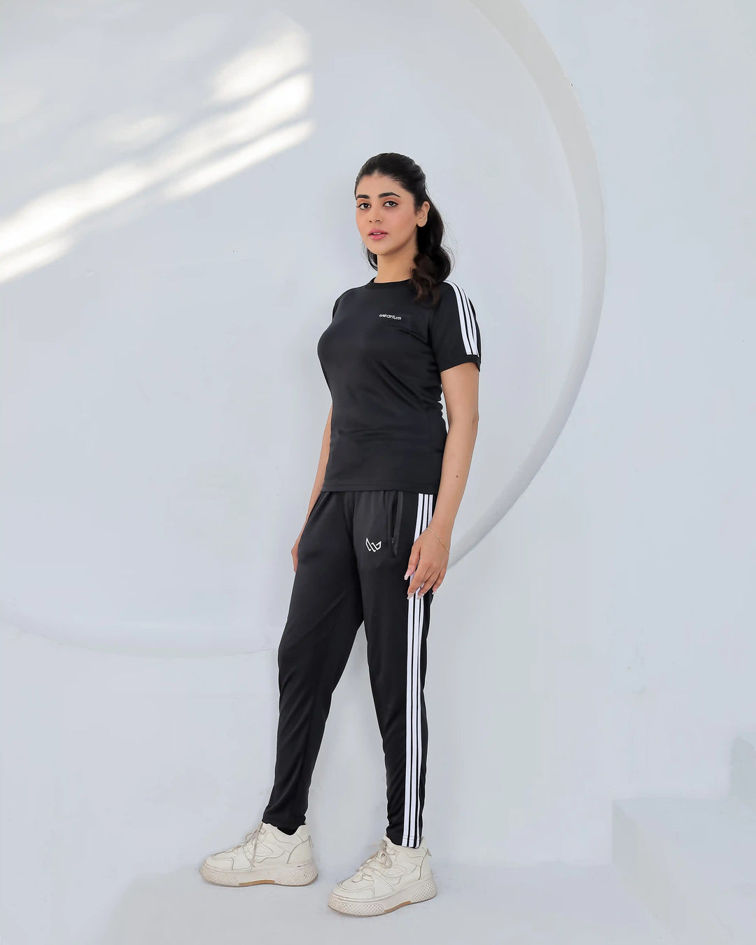 Black Tri-Liner - Dri-Fit Twinset