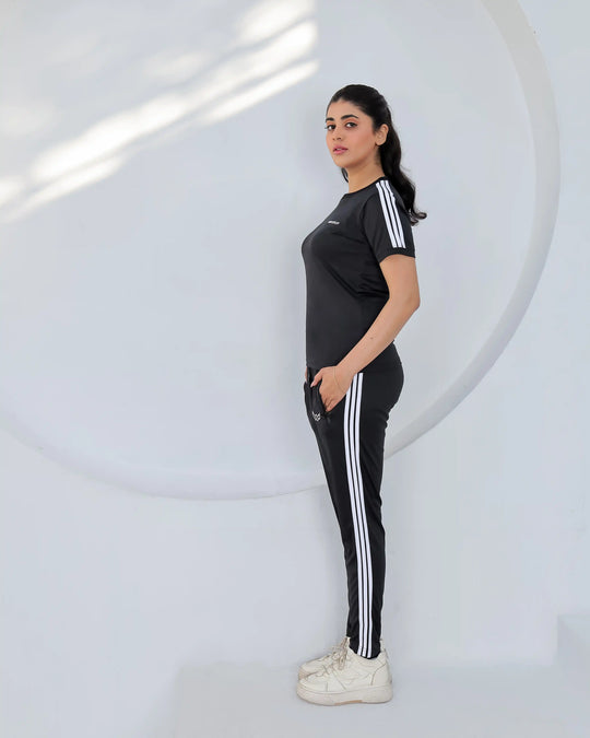 women black drifit tracksuits