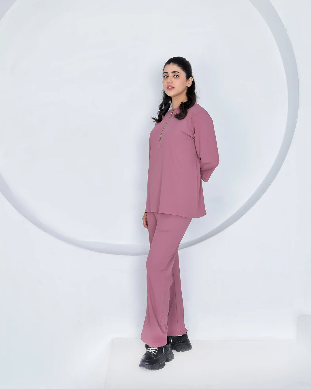 Blush Pink - Relaxed Spendex Co-ord Set