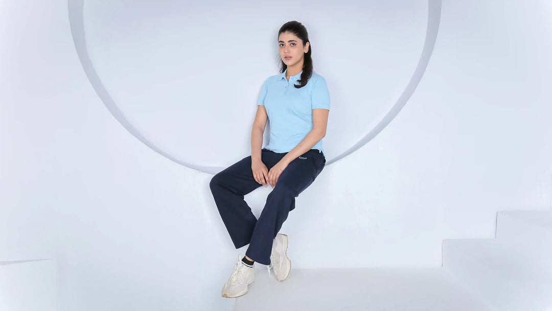 Sky Essence - 100% Cotton Polo Tracksuit