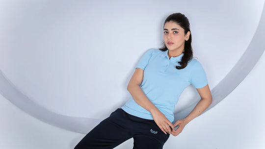 Sky Essence - 100% Cotton Polo Tracksuit