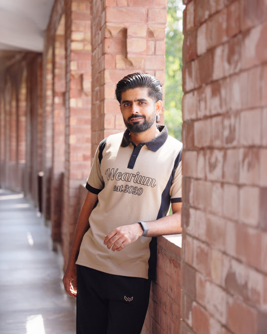 Color Block - Premium Cotton Polo Twinset