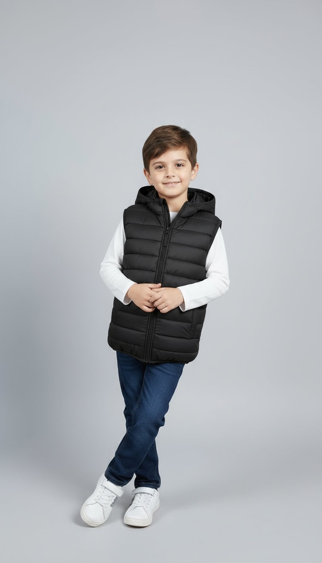 Warmie Black - Premium Sleeveless Puffers