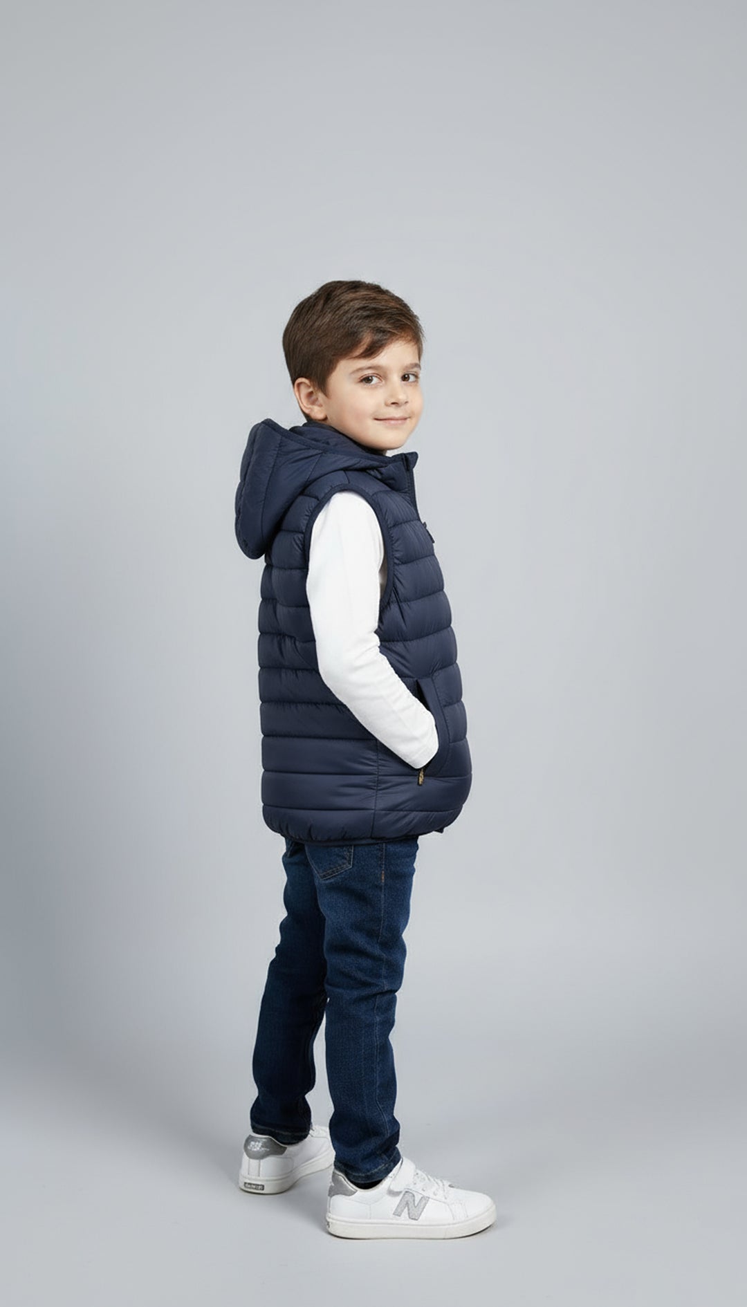 Warmie Navy - Premium Sleeveless Puffer