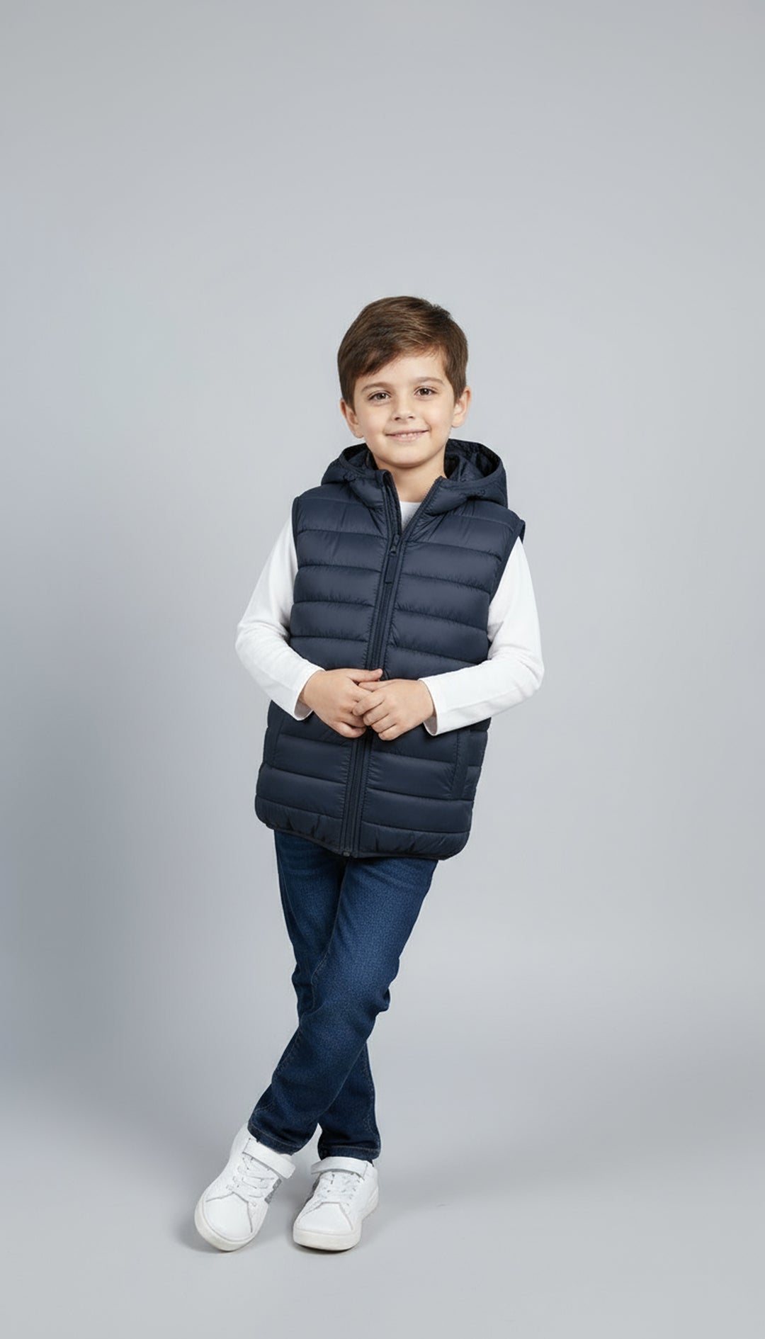 Warmie Navy - Premium Sleeveless Puffer