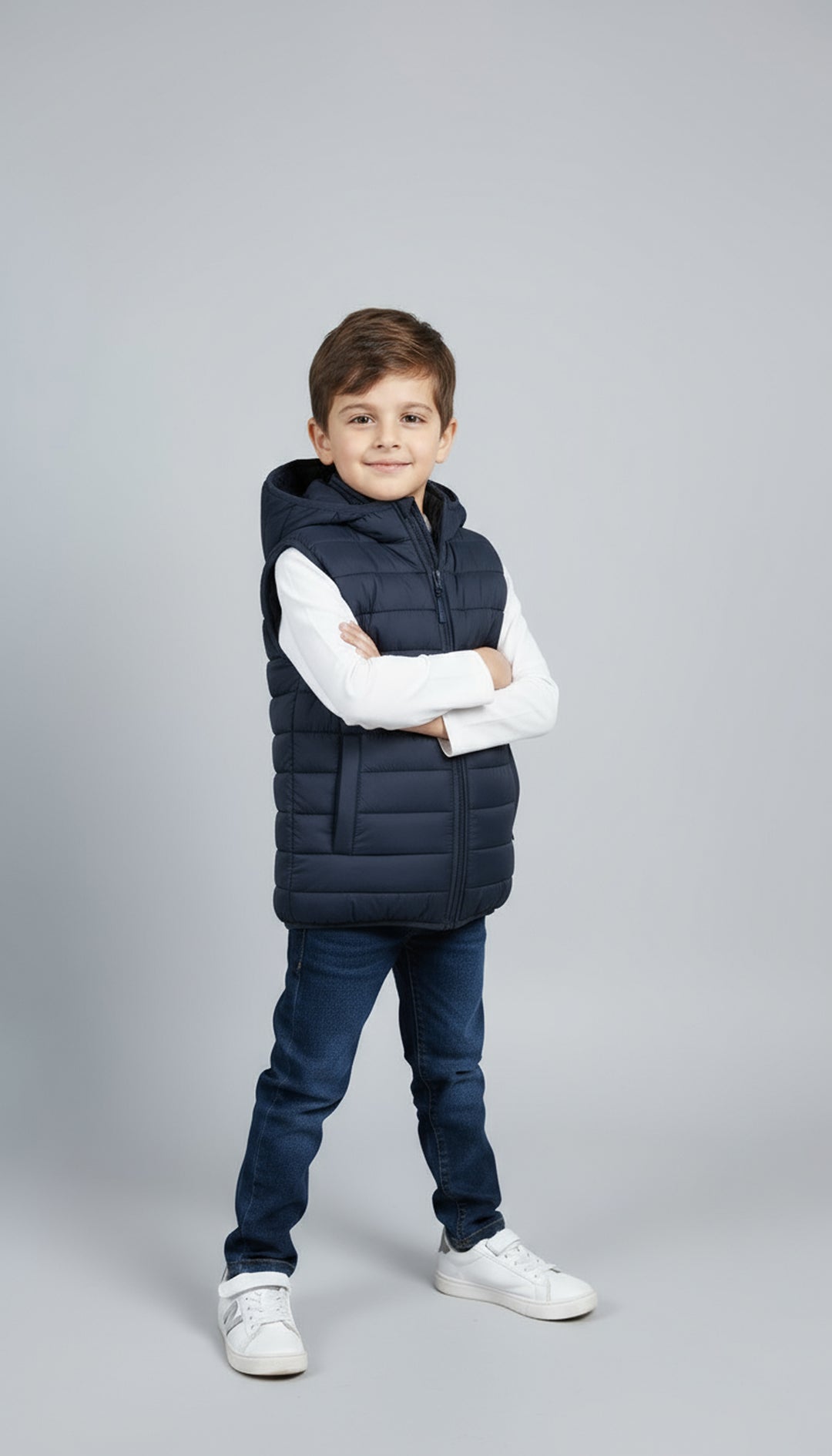 Warmie Navy - Premium Sleeveless Puffer