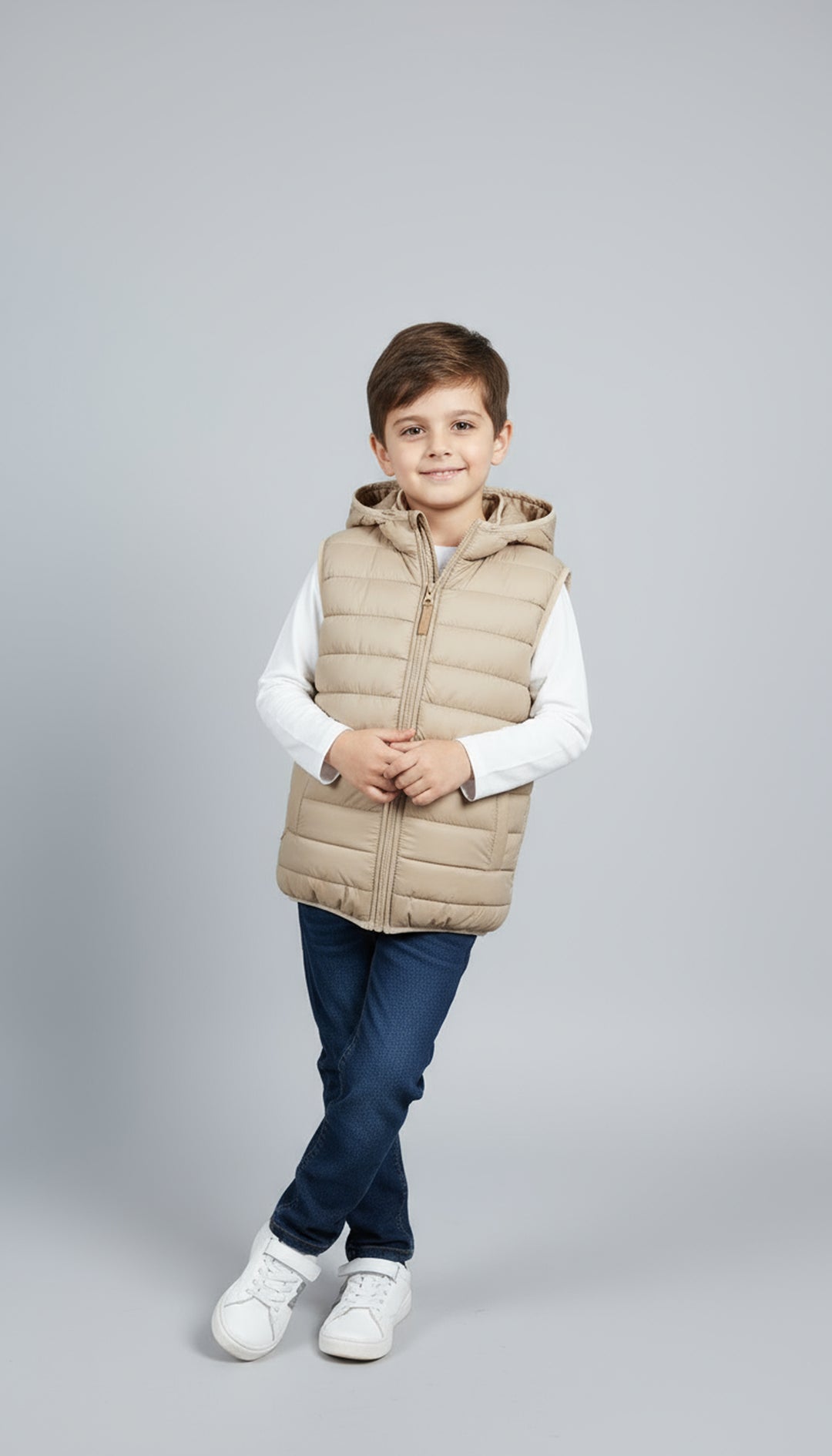 Warmie Tan - Premium Sleeveless Puffer