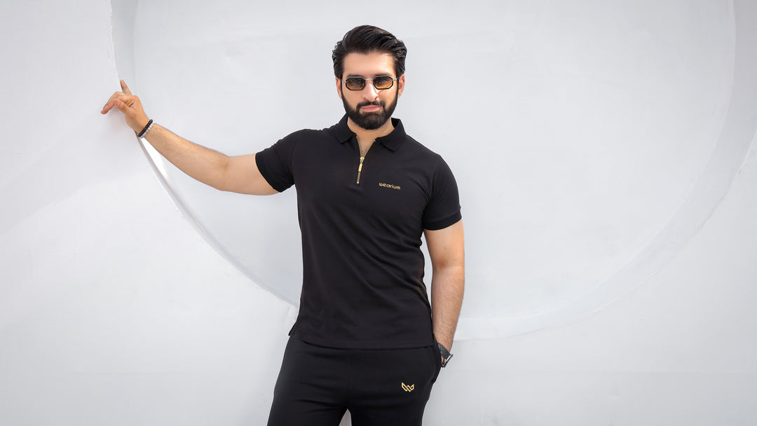 Black Boss - Premium Cotton Polo Twinset