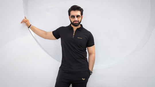 Black Boss - Premium Cotton Polo Twinset
