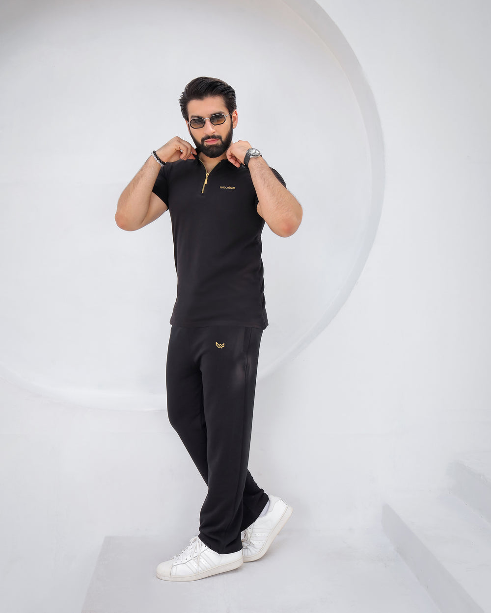 Black Boss - Premium Cotton Polo Twinset