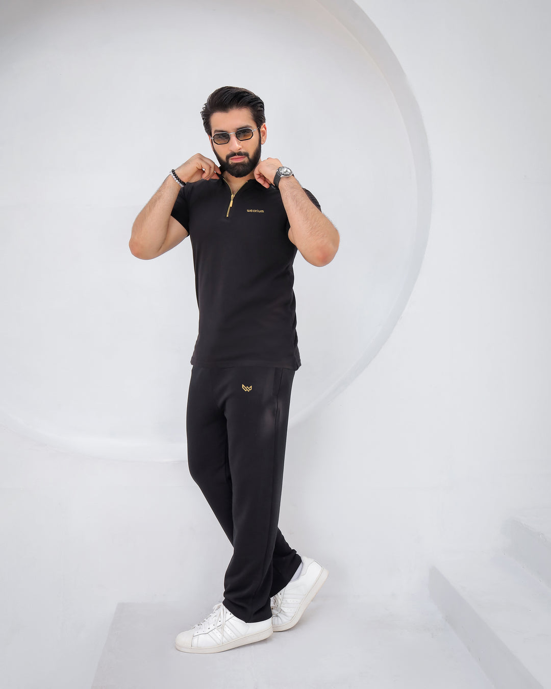 Black Boss - Premium Cotton Polo Twinset