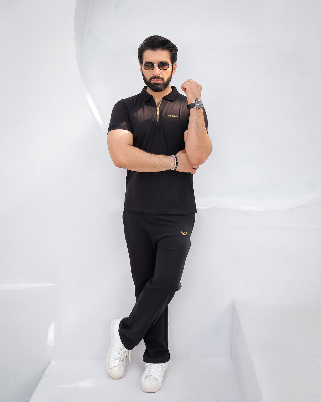 Black Boss - Premium Cotton Polo Twinset
