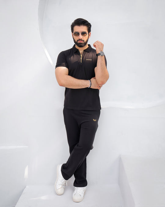 Black Boss - Premium Cotton Polo Twinset