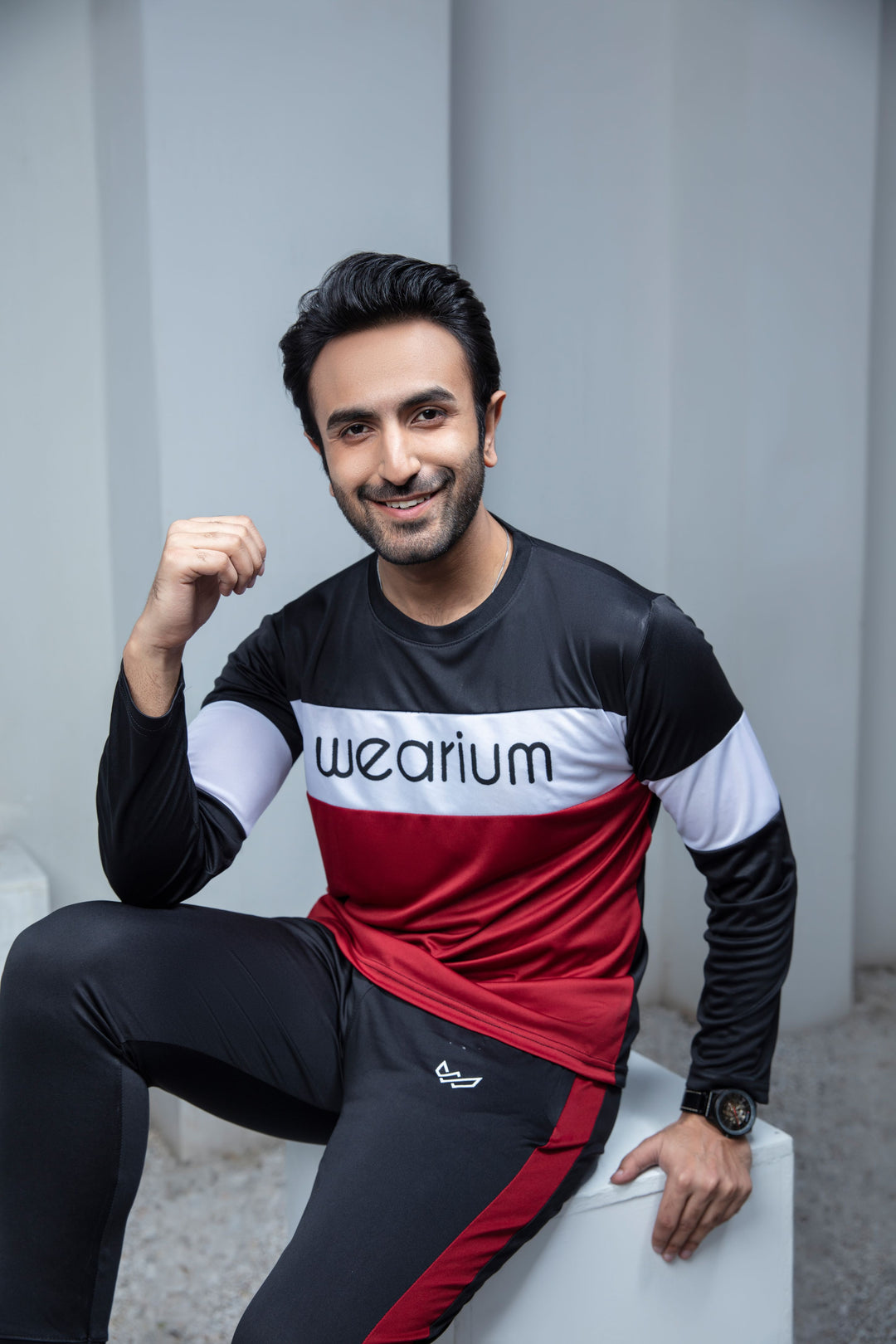 Round Neck Full Sleeves Tracksuit for Summer- Wearium