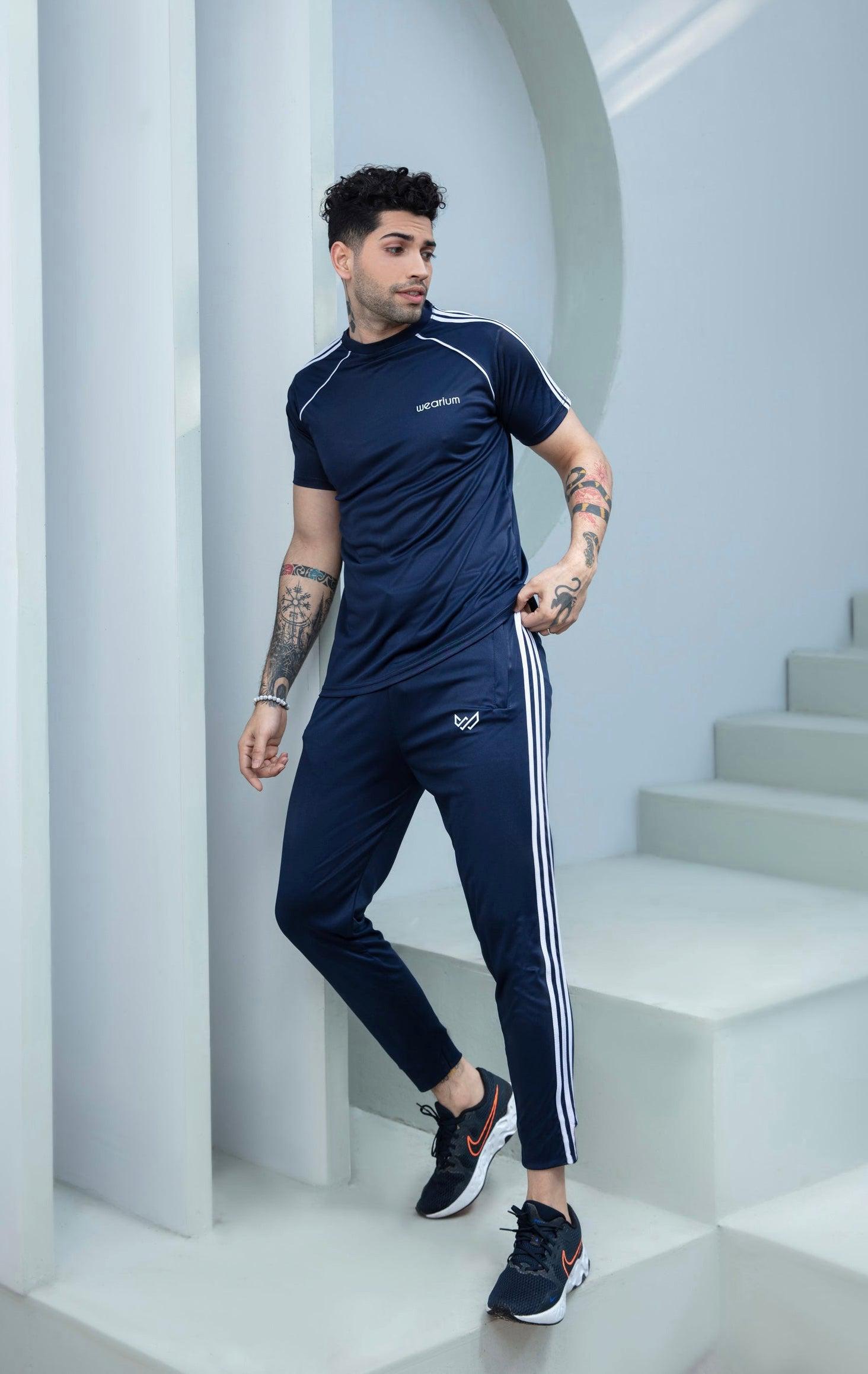 Casual Gym Wear Tracksuit for Summer- Wearium